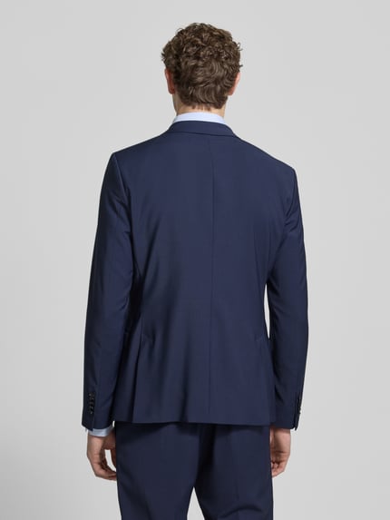 Strellson Regular fit 2-knoops colbert met wol Donkerblauw - 5