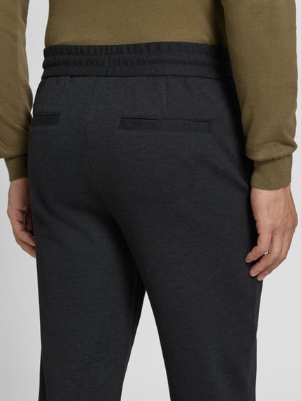 Lindbergh Stoffhose mit elastischem Bund Mittelgrau 3