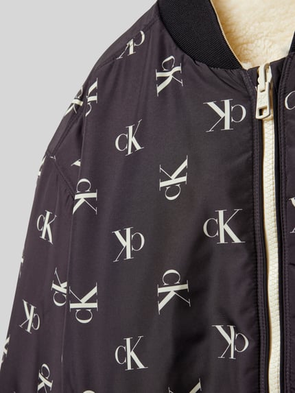 Calvin Klein Jeans Bomberka z funkcją dwustronną Piaskowy 2