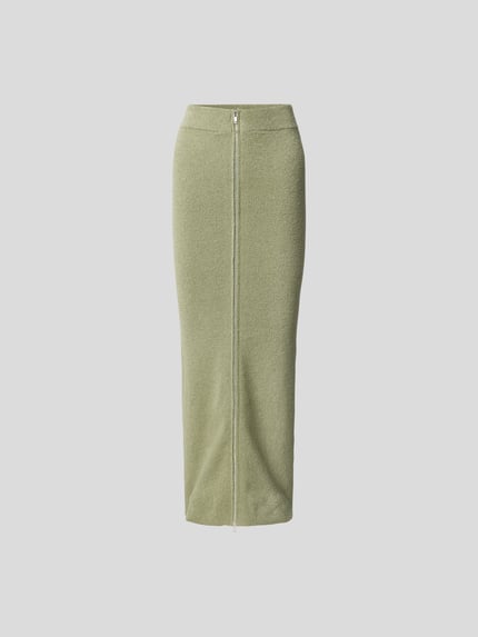 Nanushka Maxirok met riblook Groen - 2