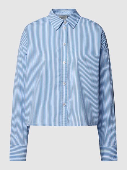 Katharina Damm X P&C* Exclusieve collectie - korte overhemdblouse met streepmotief Wit - 2
