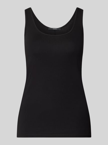 Slim Fit Top mit Baumwoll-Anteil Modell 'KÄTHI' Shop The Look MANNEQUINE