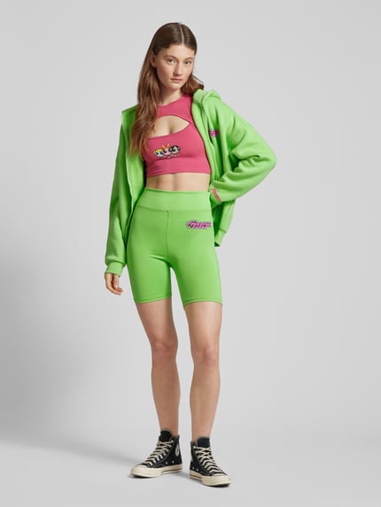 REVIEW Powerpuff Girls x REVIEW - biker short met elastische band Neon groen - 1