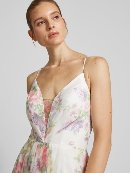 LUXUAR FASHION Sukienka wieczorowa z plisami Jasnoróżowy 3