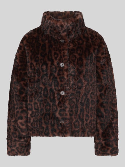 JOOP! Webpelzjacke mit Samtoptik Modell '264O32Ozana' Schoko 2