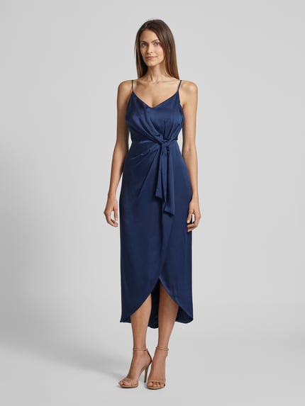 Jake*s Cocktail Cocktailkleid mit Knotendetail Marine 4