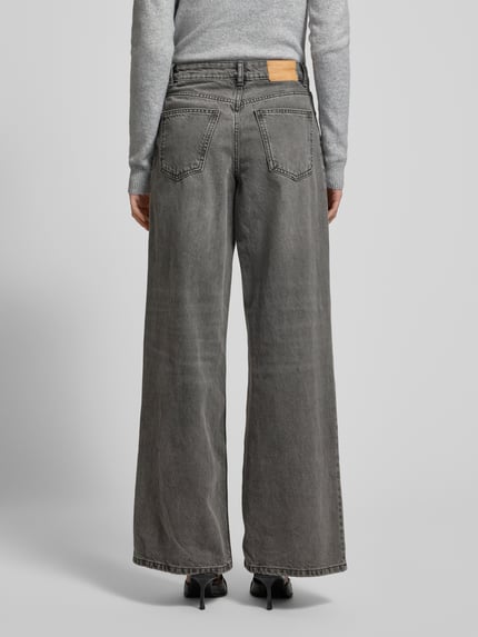 REVIEW Jeans met 5-pocketmodel Middengrijs - 5