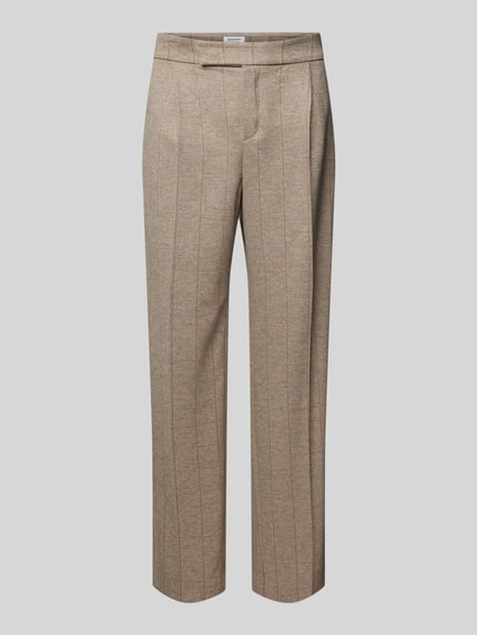 ROSNER Baggy Fit Stoffhose mit Bundfalten Modell 'Mara' Offwhite 2