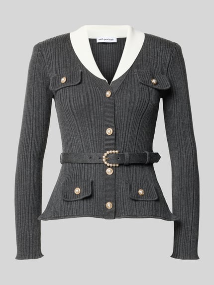 Kardigan z dodatkiem wiskozy i wełny Shop The Look MANNEQUINE