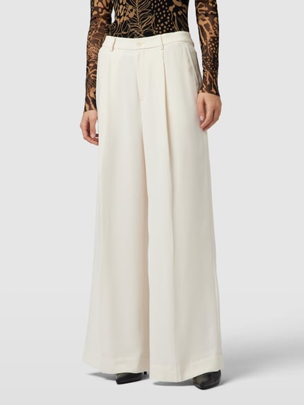 Lauren Ralph Lauren Stoffhose mit Bundfalten Offwhite 4
