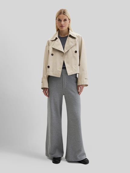 Marc O'Polo Relaxed Fit Trenchjacke aus Baumwolle Beige 1