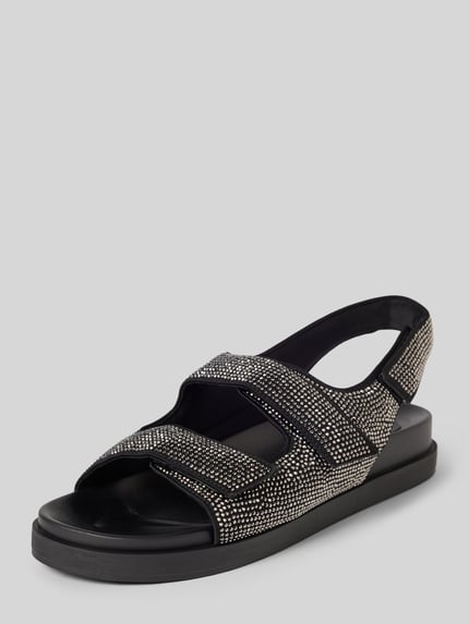 ONLY Sandalen met strass-steentjes, model 'MINNIE' Zwart - 1