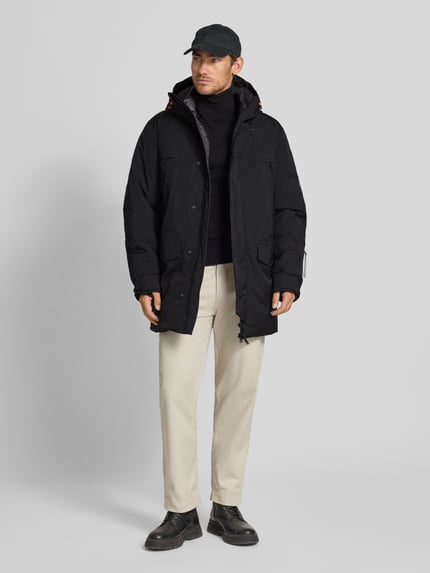 FIRE + ICE Parka mit Zweiwege-Reißverschluss Modell 'JESPER' Black 1