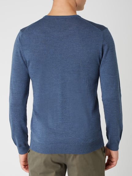Matinique Strickpullover aus Schurwolle Modell 'Margrate Merino' Hellblau 5