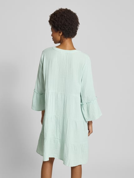 ONLY Figurumspielendes Kleid aus reiner Baumwolle Modell THYRA' Mint 5