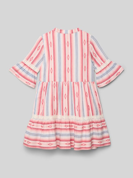 Happy Girls Kleid mit Rundhalsausschnitt Offwhite 3