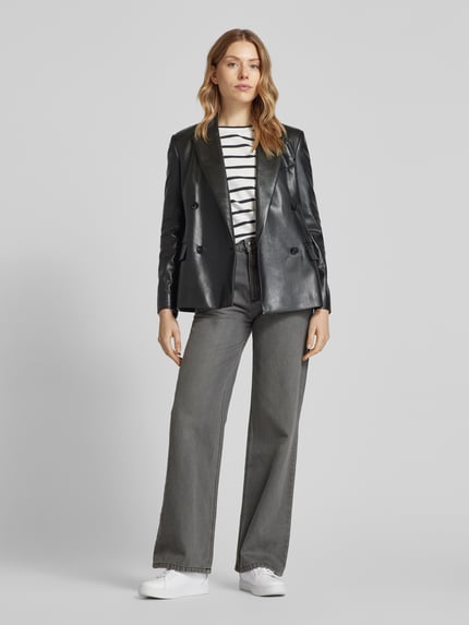 Zadig&Voltaire Jeansy o kroju straight leg z 5 kieszeniami model ‘ELIO’ Ciemnoszary 1
