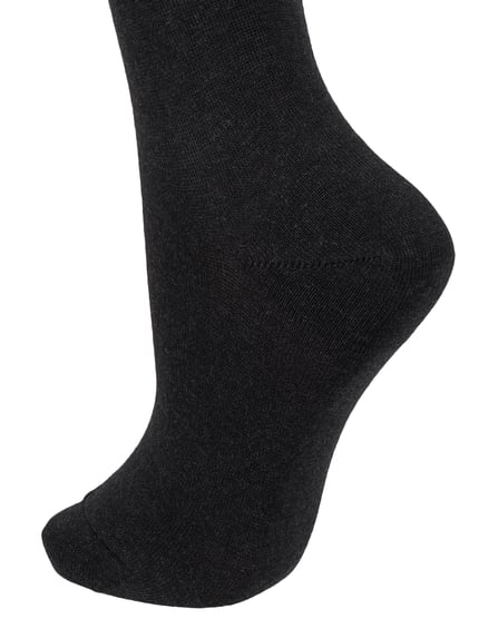 FALKE Panty met stretch, model 'Family' Antraciet gemêleerd - 2