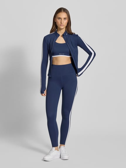P.E Nation Sportbeha met racerback, model 'HIGHGATE' Donkerblauw - 1