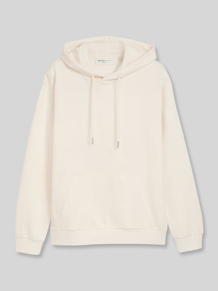 Tom Tailor Denim Regular Fit Hoodie aus Baumwoll-Mix Offwhite 2