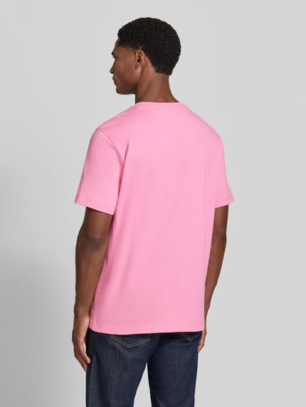 Tommy Hilfiger Regular Fit T-Shirt aus reiner Baumwolle ' Pink 5