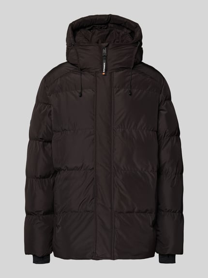 Superdry Steppjacke mit Kapuze Black 2