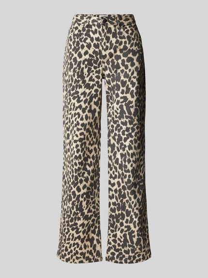 Cph Muse Wide leg jeans in 5-pocketmodel, model 'LEORA-JEANS' Zand - 2