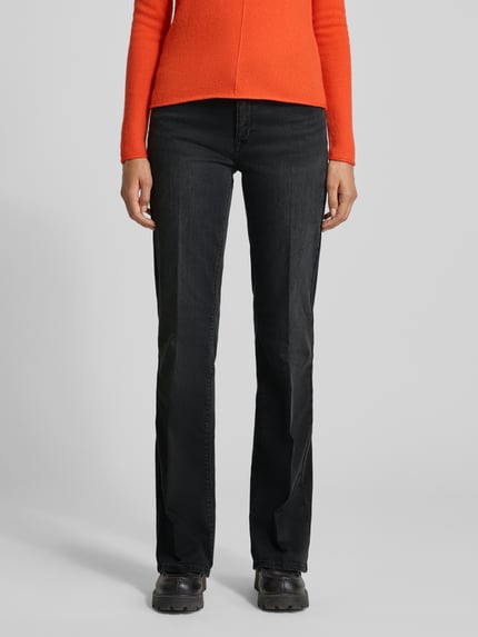 Raffaello Rossi Flared jeans in 5-pocketmodel Antraciet - 4