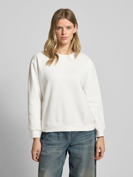 Levi's® Oversized sweatshirt met labelpatch Offwhite - 4