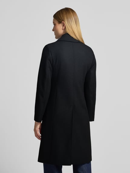 Jake*s Collection Kurzmantel mit goldfarbenen Zierknöpfen Black 5