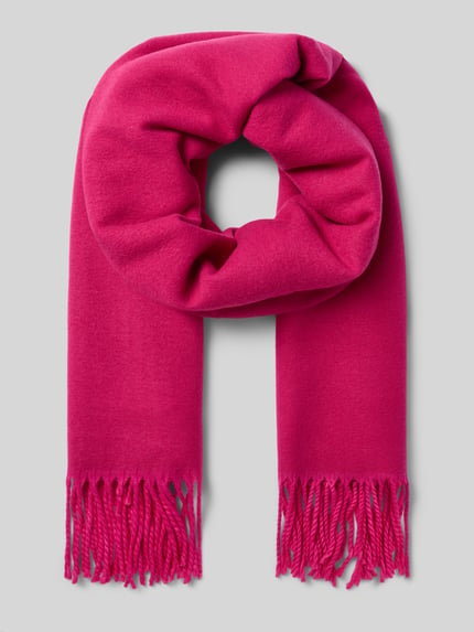 Kurt Beines Schal mit Viskose-Anteil Pink 1
