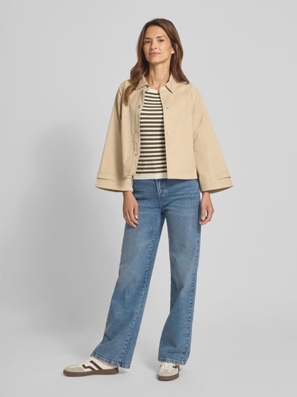 monari Jacke mit Druckknopfleiste Camel 1
