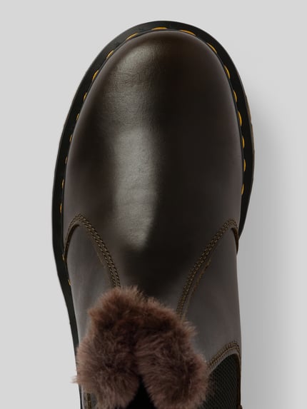 Dr. Martens Chelsea Boots mit Label-Detail Taupe 3