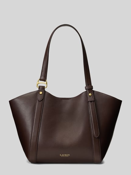 Lauren Ralph Lauren Henkeltasche aus echtem Kalbsleder Modell 'TASHA' Dunkelbraun 2
