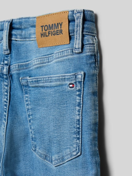 Tommy Hilfiger Teens Jeansy rozkloszowane z mieszanki bawełny Niebieski 2