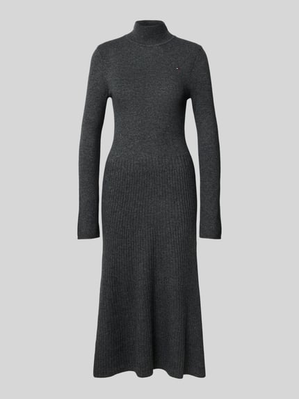 Tommy Hilfiger Vrijetijdsjurk van zuivere scheerwol Lichtgrijs - 2