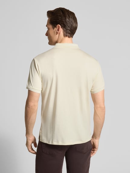 Polo Ralph Lauren Regular Fit Poloshirt aus reiner Baumwolle Offwhite 5