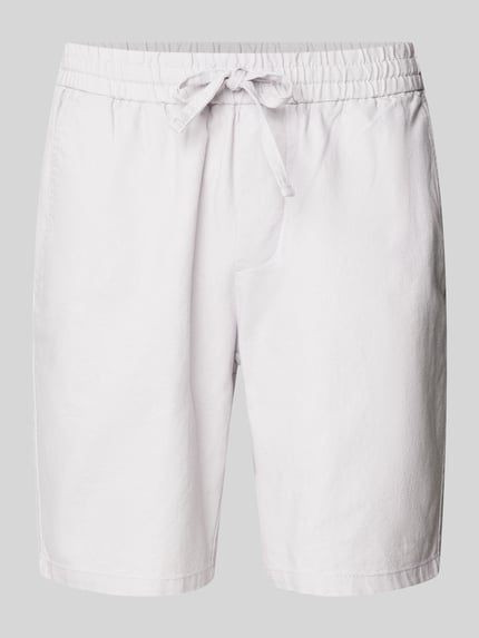 ONLY & SONS Regular Fit Shorts aus Baumwoll-Leinen-Mix Modell 'LINUS' Altrosa 2