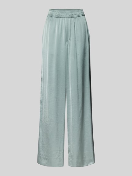 mbyM Wide Leg Stoffhose in Crinkle-Optik Modell 'Asaka' Lind 2