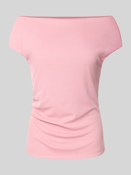 Lauren Ralph Lauren T-Shirt mit U-Boot-Ausschnitt Altrosa 2