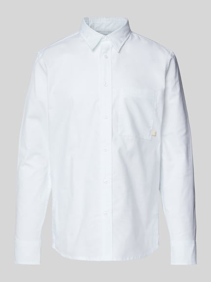 Calvin Klein Jeans Koszula casualowa o kroju regular fit z kołnierzykiem typu kent model ‘OXFORD’ Biały 2