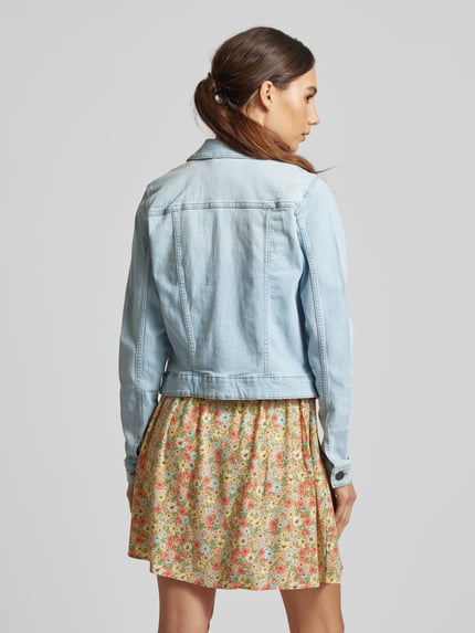 NOISY MAY® Jeansjack met klepzakken, model 'DEBRA' Lichtblauw - 5