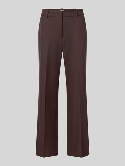 Produktfoto, dunkelbraune Regular Fit Gerade Hose mit Viskose-Anteil von Jake*s aus der Jake*s Collection auf hellem Hintergrund.