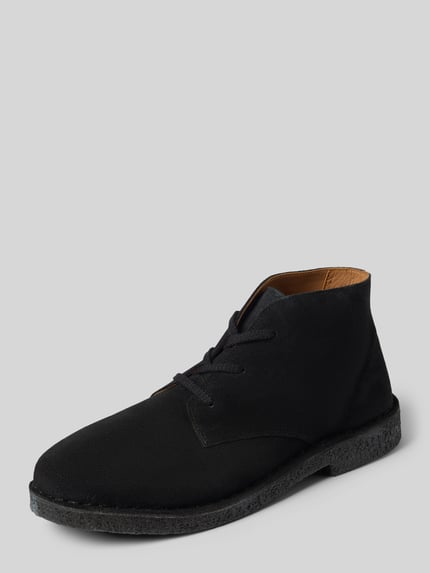 Selected Boots aus Rindsvelours Modell 'RICCO' Black 1