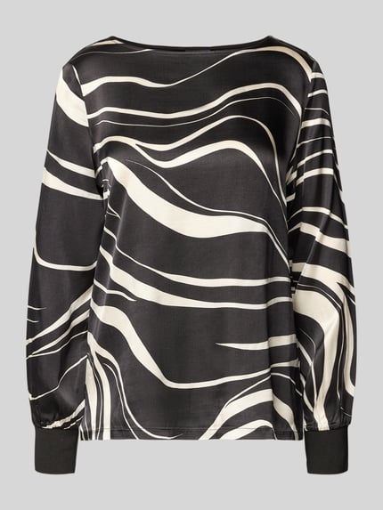 s.Oliver BLACK LABEL Relaxed Fit Bluse aus reiner Viskose Black 2