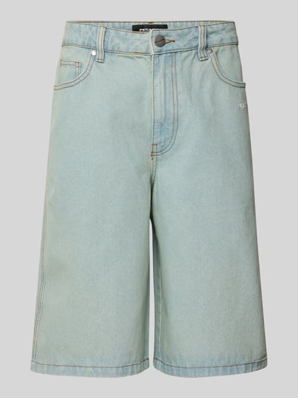 PEGADOR Bermudas mit Logo-Stitching Modell 'KOLAR' Jeansblau 2