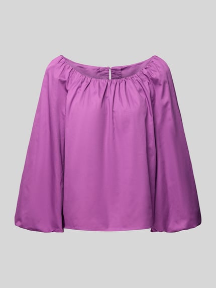 Christian Berg Woman Bluzka o kroju relaxed fit z rękawem 3/4 Fioletowy 2