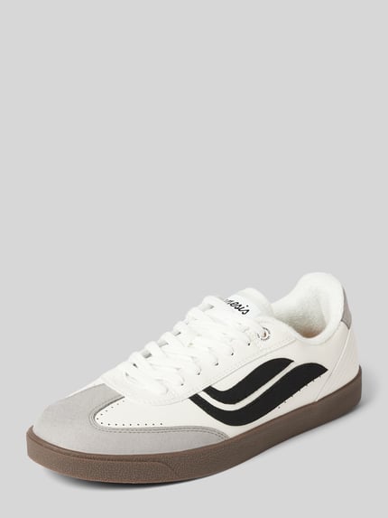 Genesis Sneakers met labelprint, model 'G-Volley Sugar Corn' Wit - 1