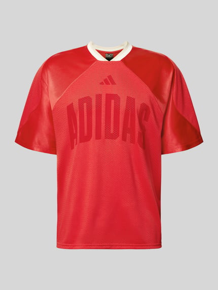 Regular Fit Sport T-Shirt mit Label Print Shop The Look MANNEQUINE