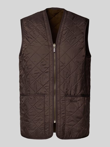 Regular Fit Steppweste mit warmen Innenfleece Shop The Look MANNEQUINE
